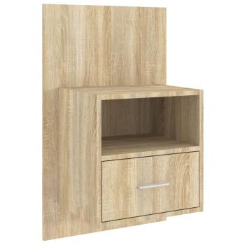 Wand-Nachttische 2 Stk. Sonoma-Eiche