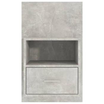 Wand-Nachttische 2 Stk. Betongrau