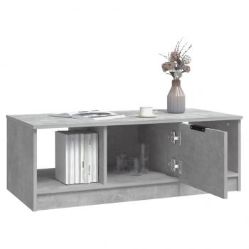 Couchtisch Betongrau 102x50x36 cm Holzwerkstoff