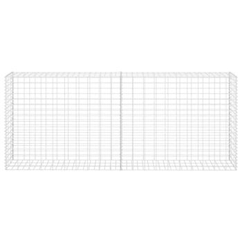 Gabione Verzinkter Stahl 85x30x200 cm