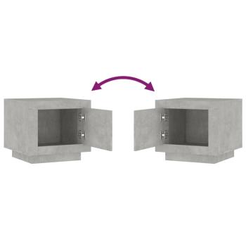 Couchtisch Betongrau 51x50x45 cm Holzwerkstoff