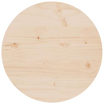 ARDEBO.de - Tischplatte Ø40x2,5 cm Massivholz Kiefer