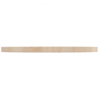 Tischplatte Ø50x2,5 cm Massivholz Kiefer
