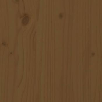 Kopfteil Honigbraun 166x4x100 cm Massivholz Kiefer