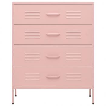 Kommode Rosa 80x35x101,5 cm Stahl  
