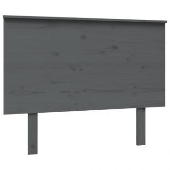 ARDEBO.de - Kopfteil Grau 104x6x82,5 cm Massivholz Kiefer