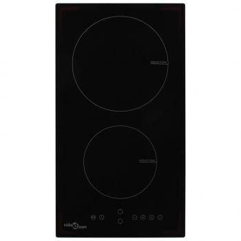 ARDEBO.de - Induktionskochfeld mit 2 Platten Touch Control Glas 3500 W 