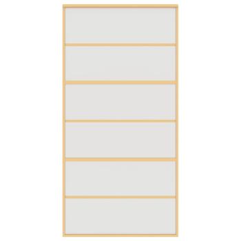 Schiebetür Golden 102,5x205 cm Matt ESG-Glas und Aluminium