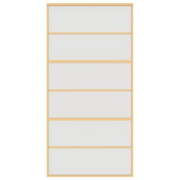 Schiebetür Golden 102,5x205 cm Matt ESG-Glas und Aluminium