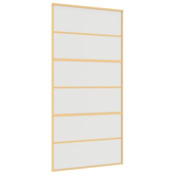 Schiebetür Golden 102,5x205 cm Matt ESG-Glas und Aluminium