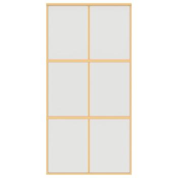 Schiebetür Golden 102,5x205 cm Matt ESG-Glas und Aluminium