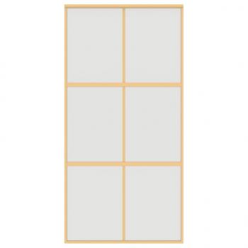 Schiebetür Golden 102,5x205 cm Matt ESG-Glas und Aluminium