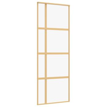 Schiebetür Golden 76x205 cm ESG-Klarglas und Aluminium