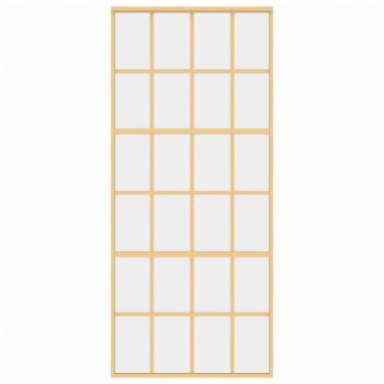Schiebetür Golden 90x205 cm ESG-Klarglas und Aluminium
