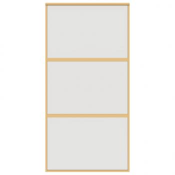 Schiebetür Golden 102,5x205 cm Matt ESG-Glas und Aluminium
