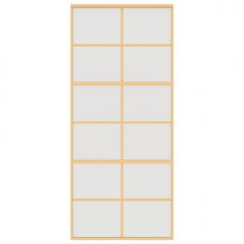 Schiebetür Golden 90x205 cm Matt ESG-Glas und Aluminium