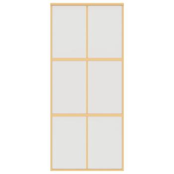 Schiebetür Golden 90x205 cm Matt ESG-Glas und Aluminium