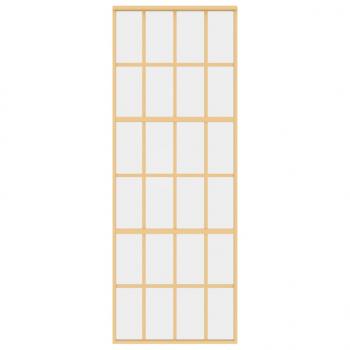 Schiebetür Golden 76x205 cm ESG-Klarglas und Aluminium