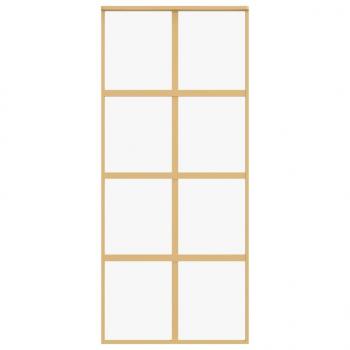 Schiebetür Golden 90x205 cm ESG-Klarglas und Aluminium