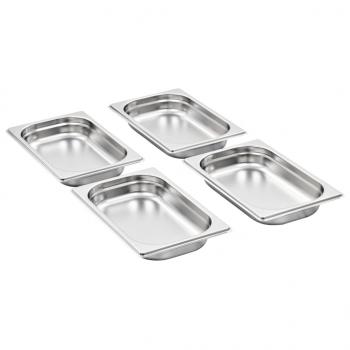 Gastronormbehälter 12 Stk. GN 1/4 40 mm Edelstahl 