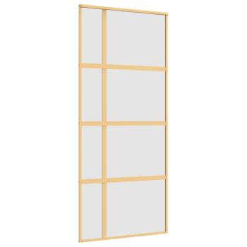Schiebetür Golden 90x205 cm Matt ESG-Glas und Aluminium