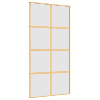 Schiebetür Golden 102,5x205 cm Matt ESG-Glas und Aluminium