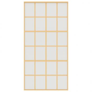Schiebetür Golden 102,5x205 cm Matt ESG-Glas und Aluminium