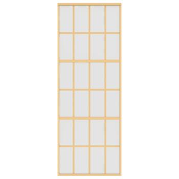 Schiebetür Golden 76x205 cm Matt ESG-Glas und Aluminium