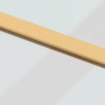 Schiebetür Golden 102,5x205 cm ESG-Klarglas und Aluminium