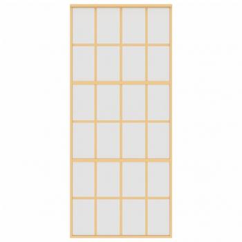 Schiebetür Golden 90x205 cm Matt ESG-Glas und Aluminium