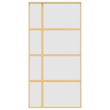 Schiebetür Golden 102,5x205 cm Matt ESG-Glas und Aluminium