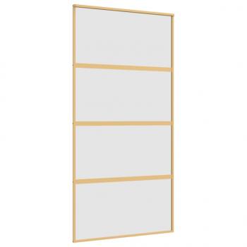 Schiebetür Golden 102,5x205 cm Matt ESG-Glas und Aluminium