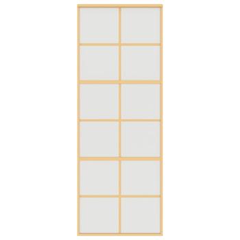 Schiebetür Golden 76x205 cm Matt ESG-Glas und Aluminium