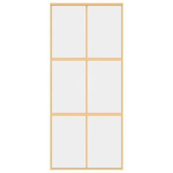 Schiebetür Golden 90x205 cm ESG-Klarglas und Aluminium