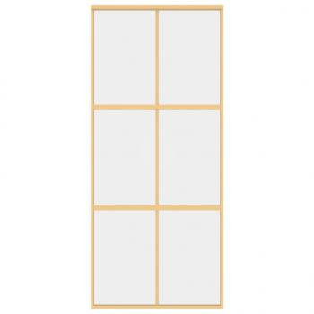 Schiebetür Golden 90x205 cm ESG-Klarglas und Aluminium