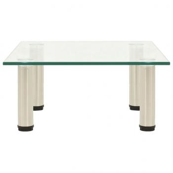 TV-Tisch 40x35x17 cm Transparentes Hartglas