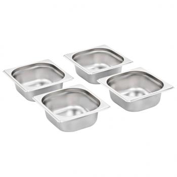 Gastronormbehälter 12 Stk. GN 1/6 65 mm Edelstahl 