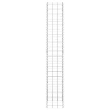 Gabionen-Hochbeete 3 Stk. 30x30x200 cm Eisen