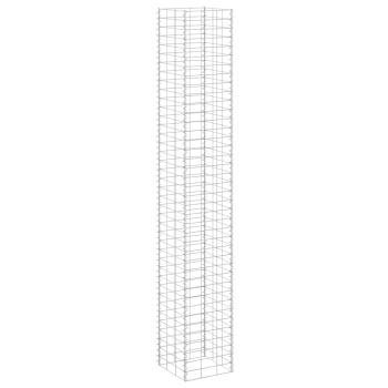 Gabionen-Hochbeete 3 Stk. 30x30x200 cm Eisen