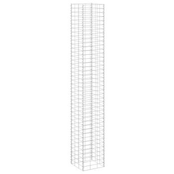 Gabionen-Hochbeete 3 Stk. 30x30x200 cm Eisen