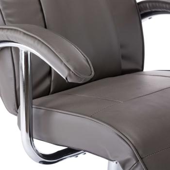 TV-Sessel Grau Kunstleder
