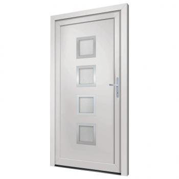 Haustür Weiß 98x200 cm PVC