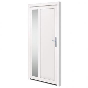 Haustür Weiß 98x200 cm PVC