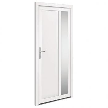 Haustür Weiß 98x208 cm PVC