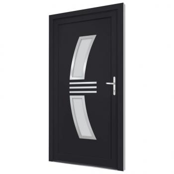 Haustür Anthrazit 108x208 cm PVC