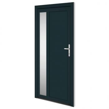 Haustür Anthrazit 108x208 cm PVC