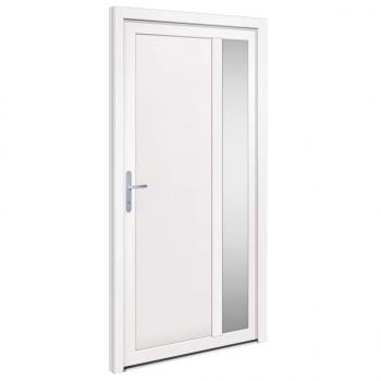 Haustür Weiß 108x208 cm PVC