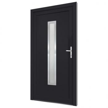 Haustür Anthrazit 98x200 cm PVC