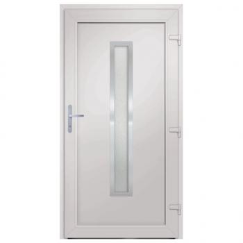 Haustür Anthrazit 98x208 cm PVC