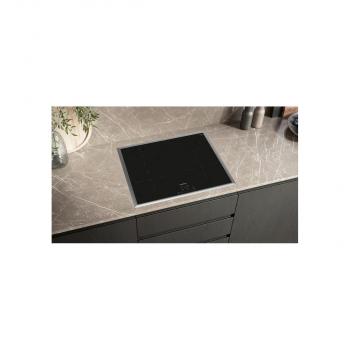 Siemens EH645BEB6E iQ100 Autarkes Induktionskochfeld, Glaskeramik, 58,3 cm breit, 17 Leistungsstufen, Touchcontrol, powerBoost, schwarz